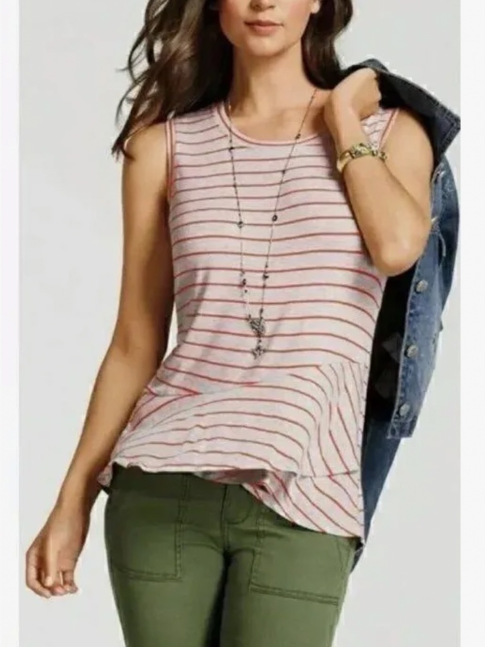 Cabi ruffle tee